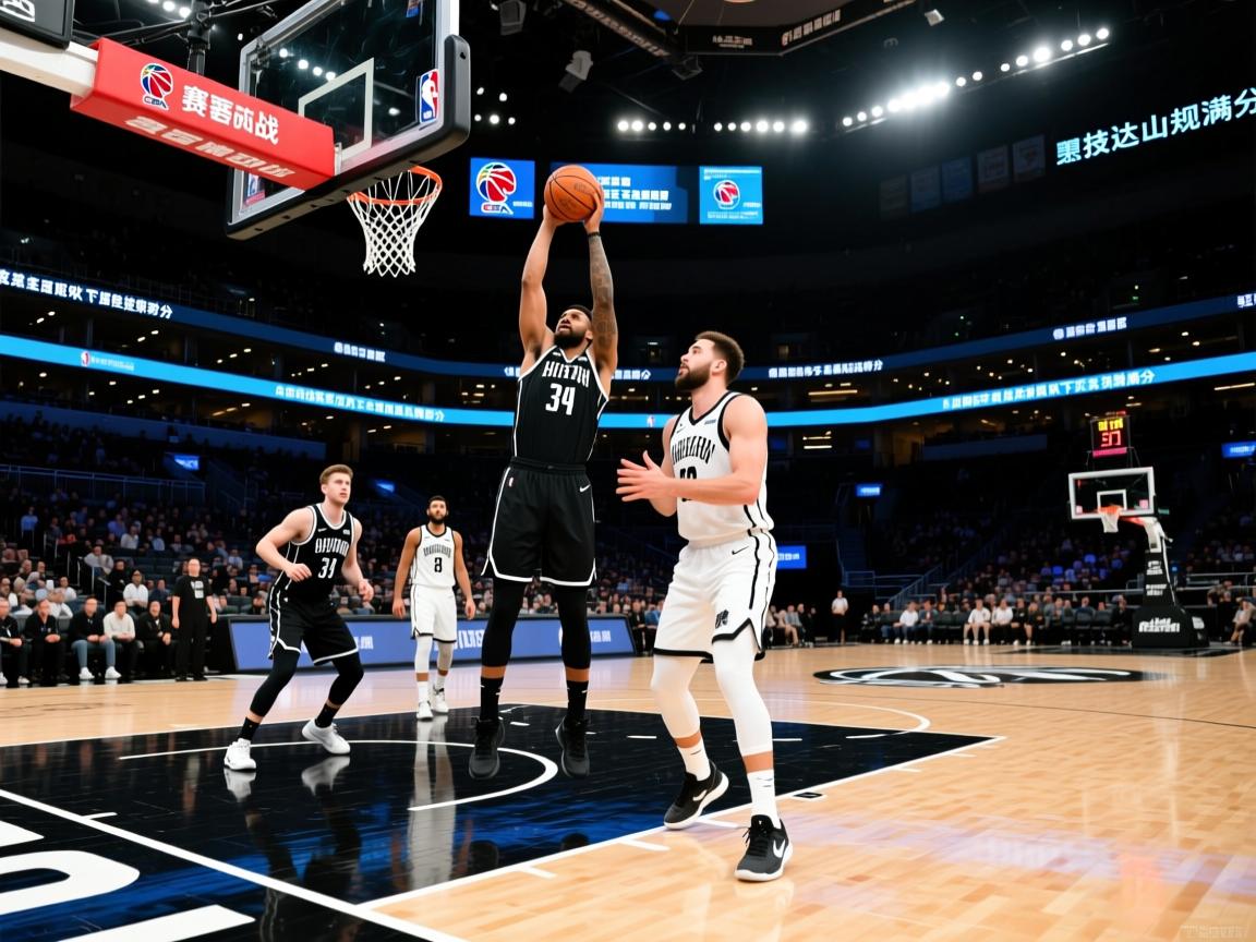 赛后督战篮网主场,经险逆转砍下关键分技惠达山规满分