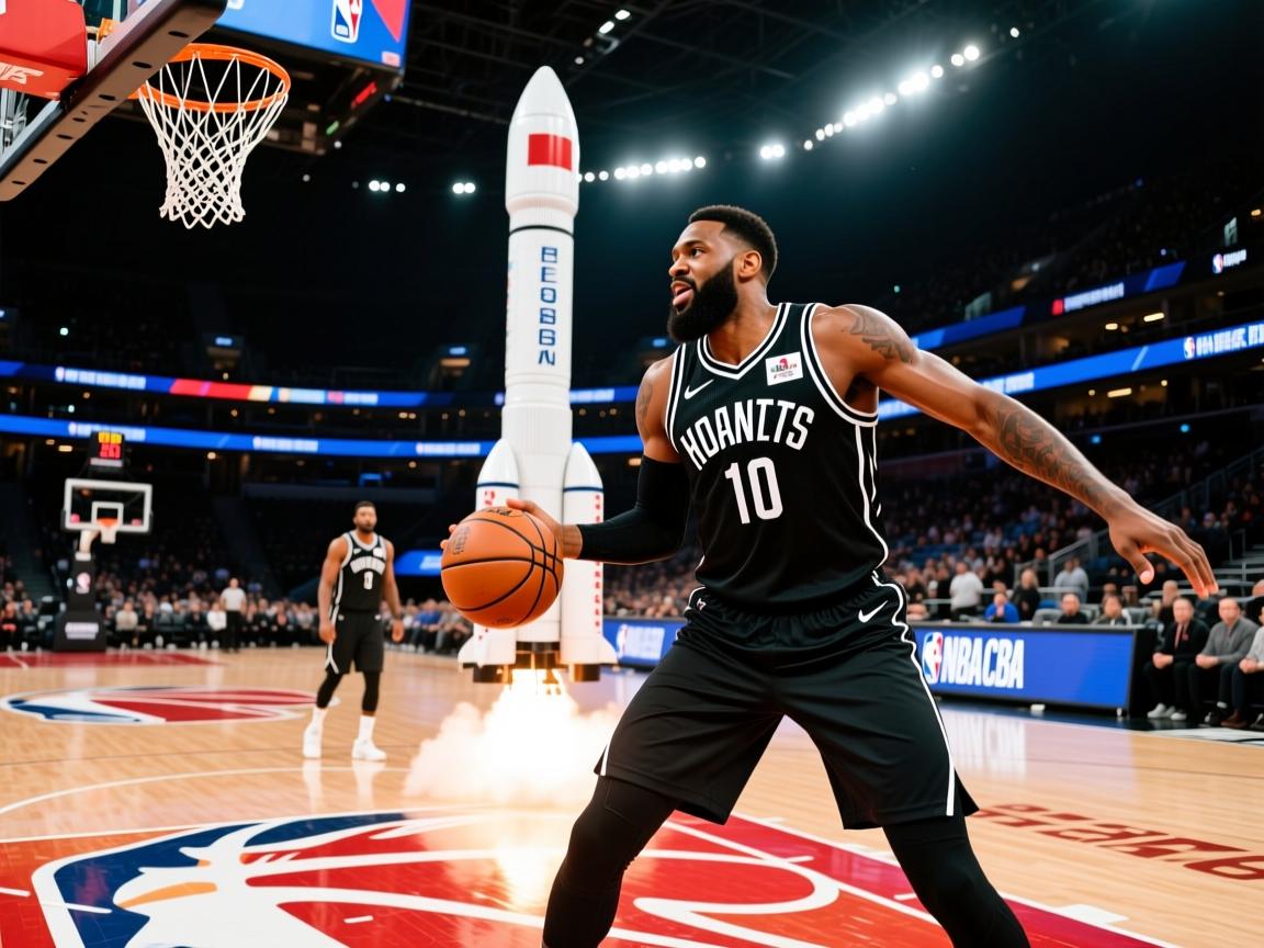 火箭客场逆转击败篮网，哈登30+10